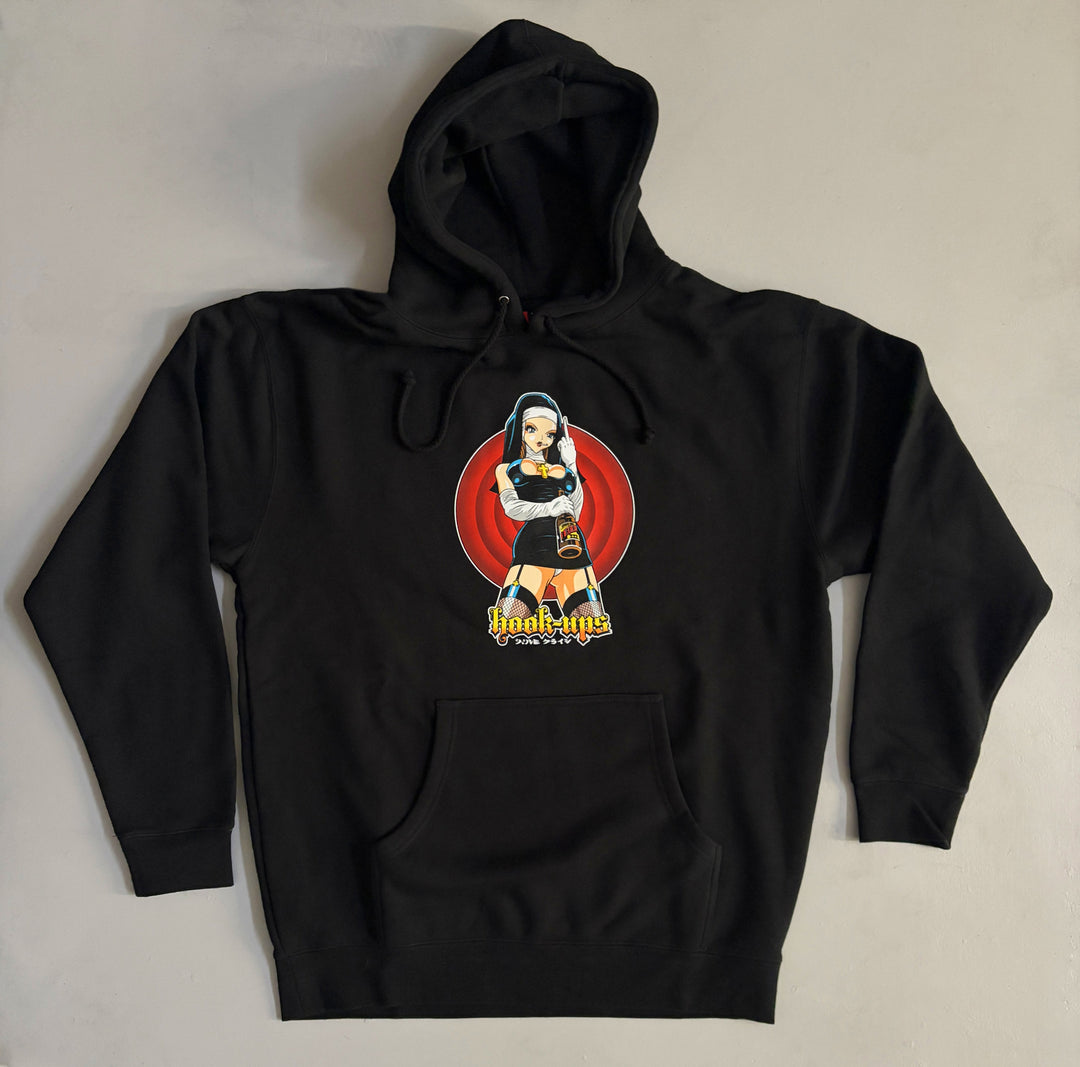 Hook Ups Evil Nun Hooded Sweatshirt