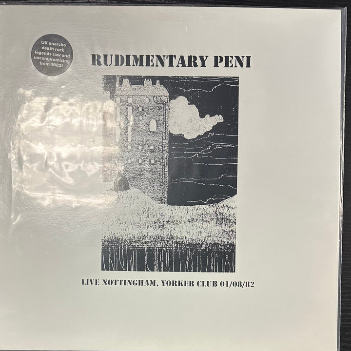 RUDIMENTARY PENI - LIVE IN NOTTINGHAM '82 Vinyl LP Record *Unofficial Release*