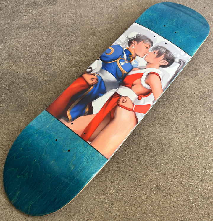 JK Industries Chun Li Vs. Mai 8.5" Skateboard Deck