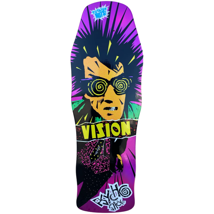 Vision Original Psycho Stick LTD Pink Foil 10" Skateboard Deck