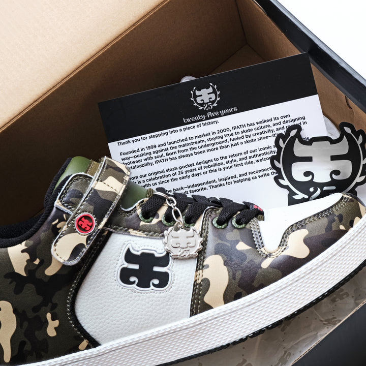 IPATH GRASSHOPPER - Camo Leather Shoes