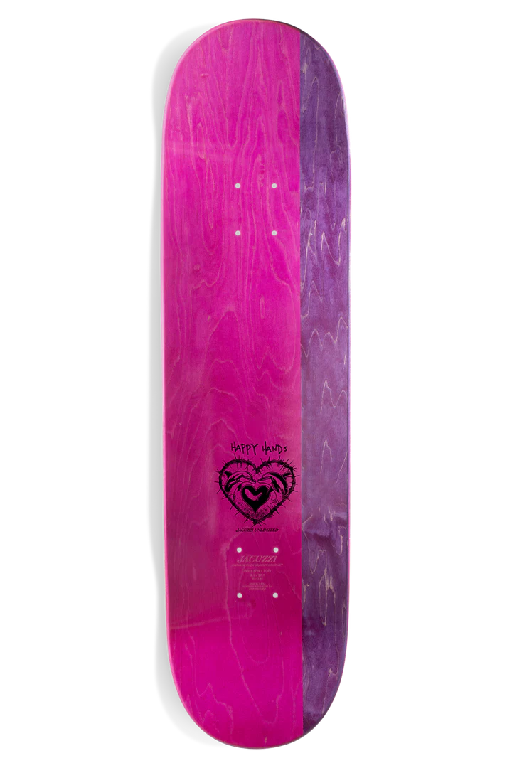 Jacuzzi Rainbow Hands Jet Ski 8.5" Skateboard Deck