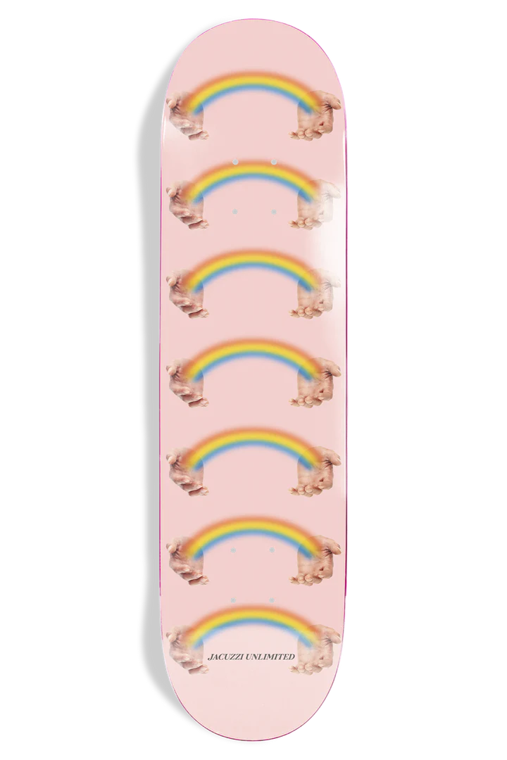 Jacuzzi Rainbow Hands Jet Ski 8.25" Skateboard Deck