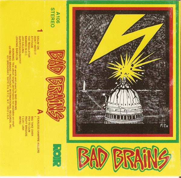 Bad Brains - Bad Brains Cassette Tape
