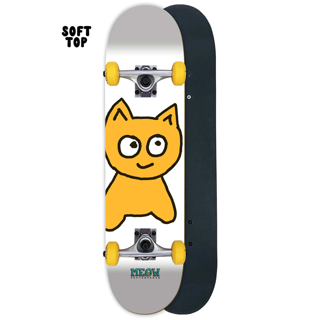 Meow Big Cat  7" Soft Top Complete Skateboard