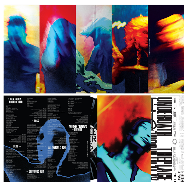 Underoath - The Place After This One Black/White Splatter Vinyl