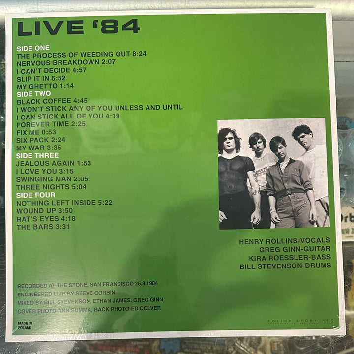 Black Flag - LIVE 1984 2x Vinyl LP Record *Unofficial Release*