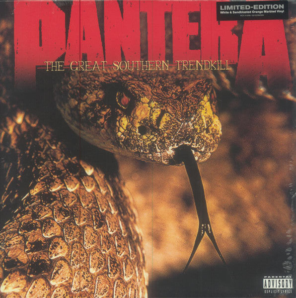 Pantera - The Great Southern Trendkill Orange Vinyl LP