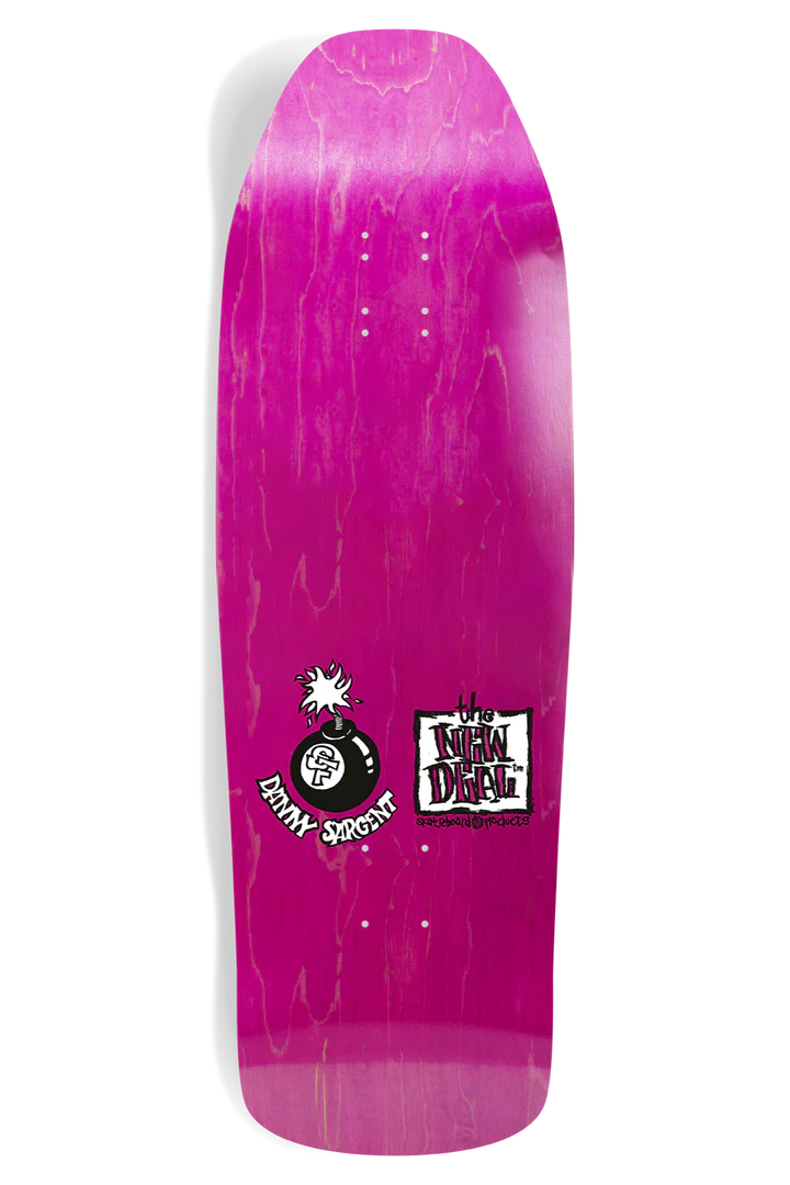 New Deal Danny Sargent Monkey Bomb 9.62" Skateboard Deck