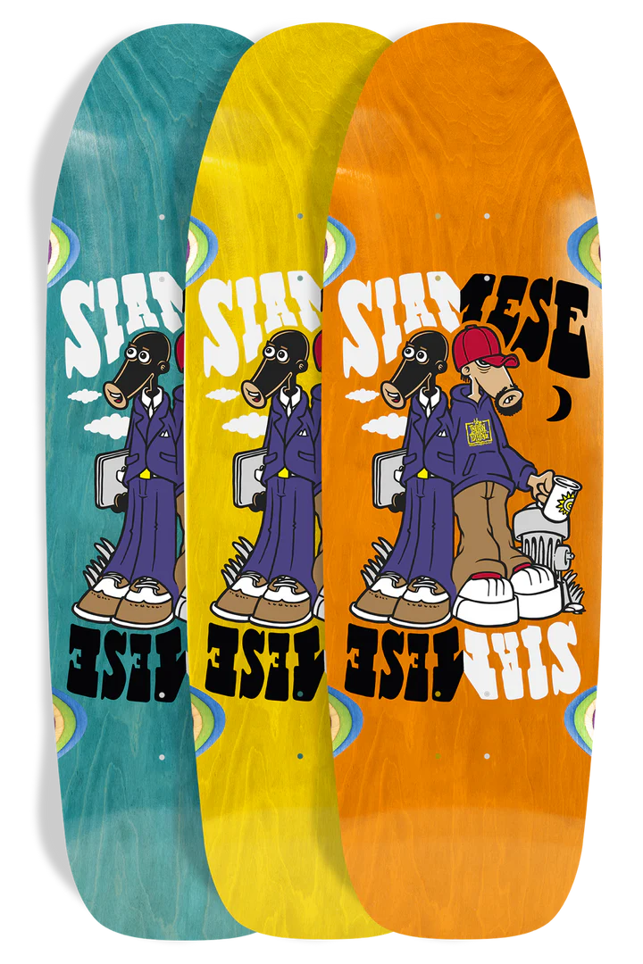 New Deal Siamese 9.62" Skateboard Deck