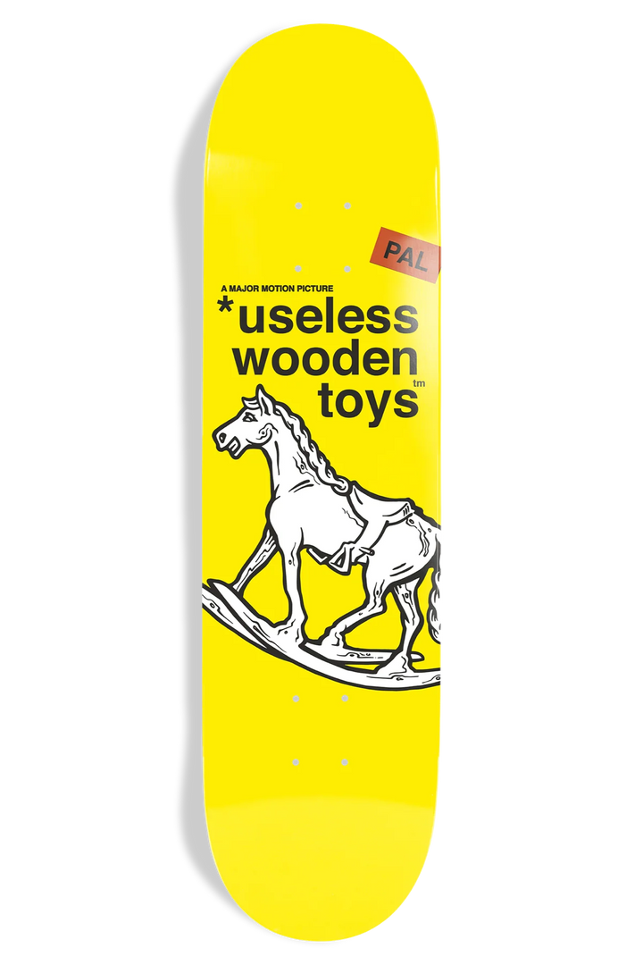 New Deal Useless Wooden Toys PAL 8.25" Skateboard Deck