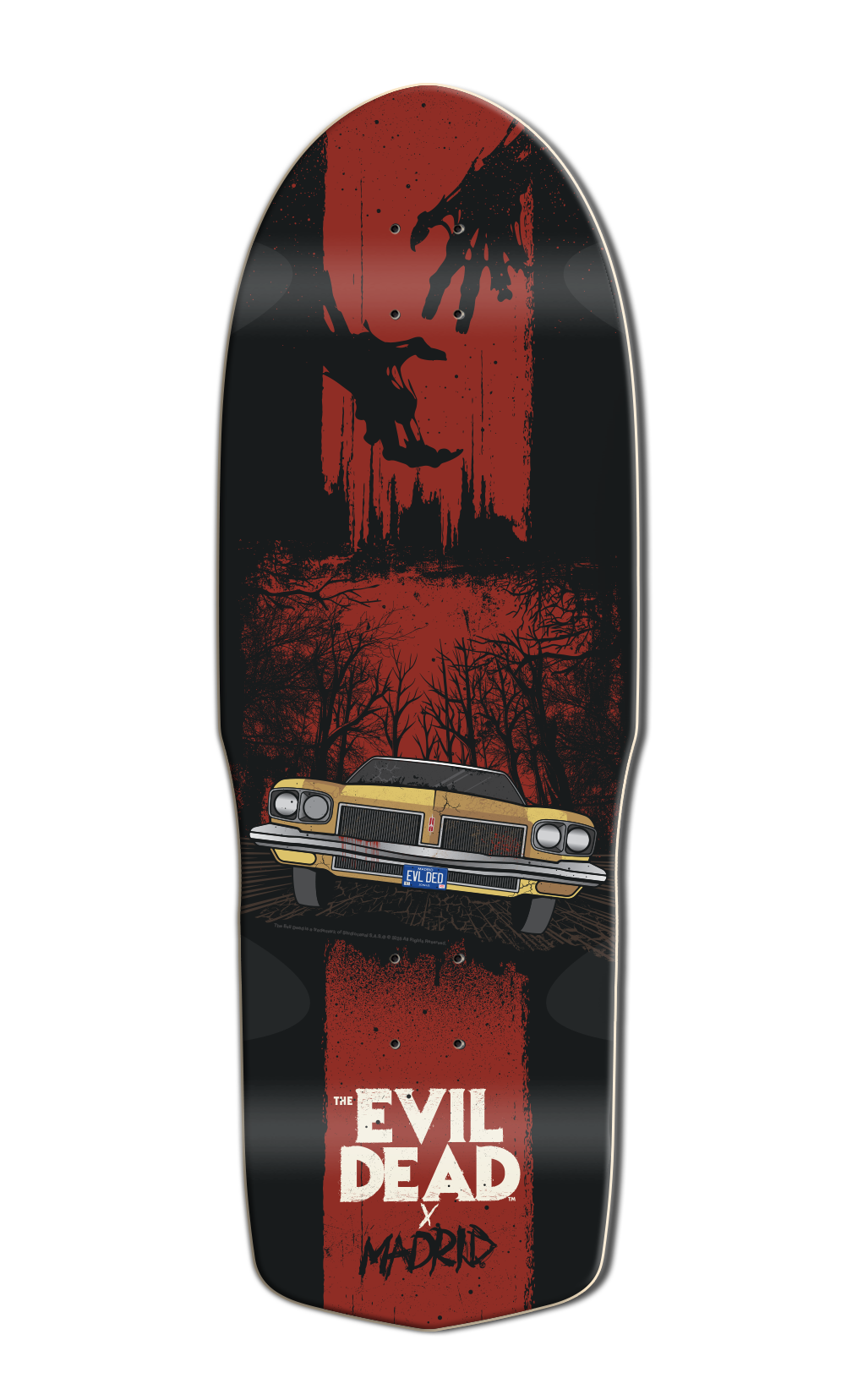 *Pre-Order* The Evil Dead x Madrid 45th Anniversary Olds 10.25" Skateboard Deck