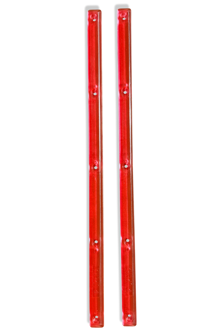 OPERA "Red Clear" SKATEBOARD RAILS (SOLD AS PAIR)
