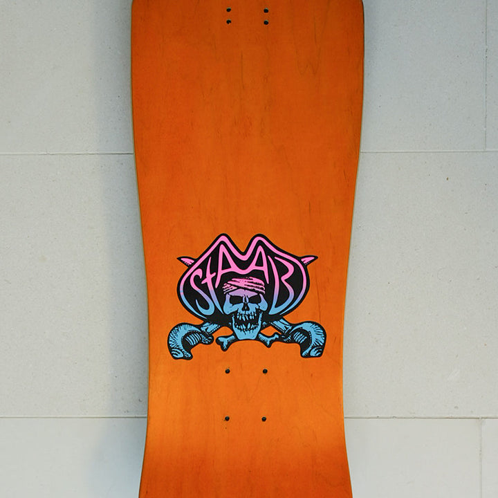 KEVIN STAAB Limited Edition Signed Orange Witch Skateboard Deck