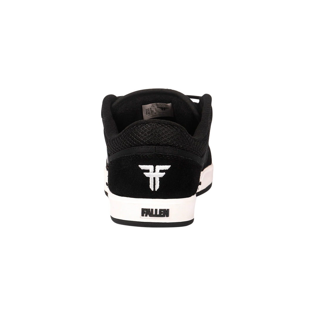 Fallen Patriot Black/White Skateboard Shoes