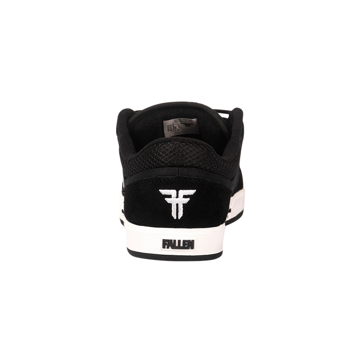 Fallen Patriot Black/White Skateboard Shoes