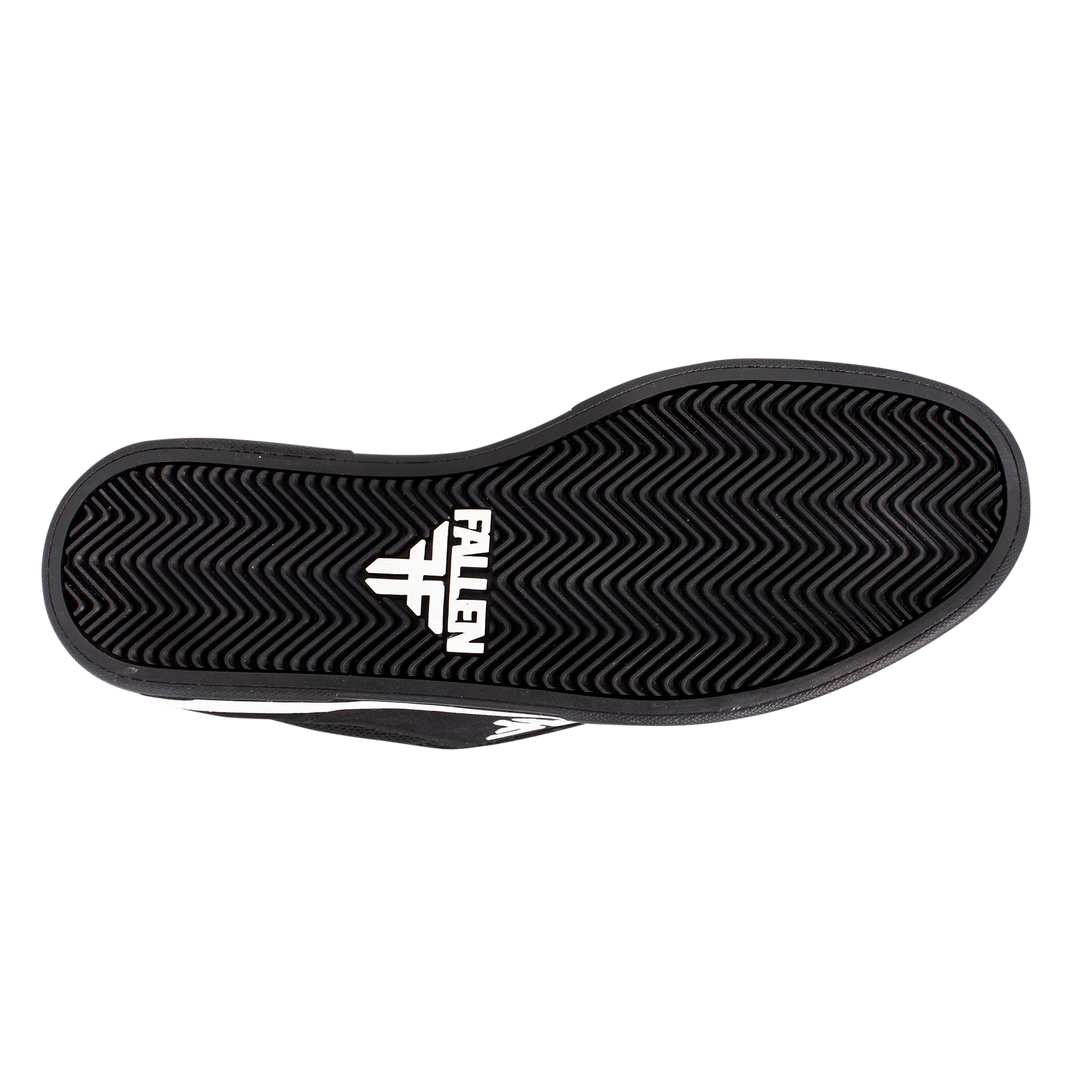 Fallen Patriot Black/White Skateboard Shoes