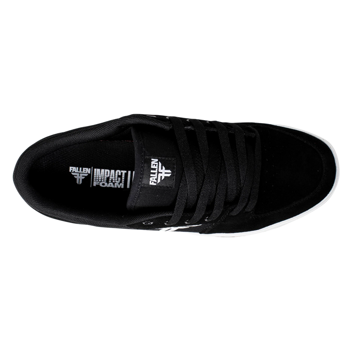 Fallen Patriot Black/White Skateboard Shoes