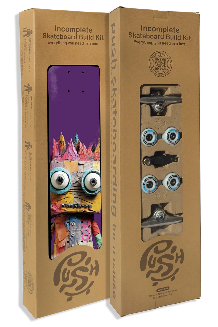 PUSH "Big Ragdoll" 7.5" IN-COMPLETE SKATEBOARD