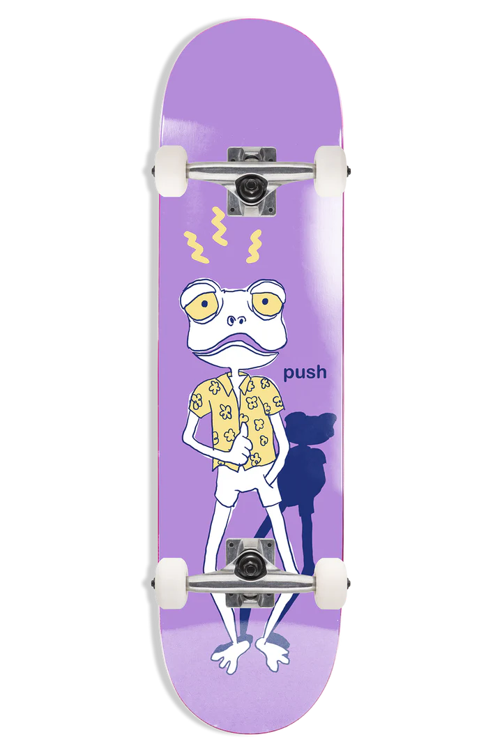 Push "Froggy Sketch" 6.75"  Soft Top Complete Skateboard