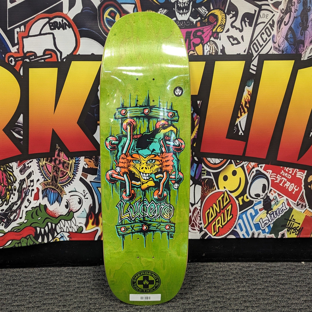 BLACK LABEL JOHN LUCERO "X2" 9.5" TUGBOAT SKATEBOARD DECK