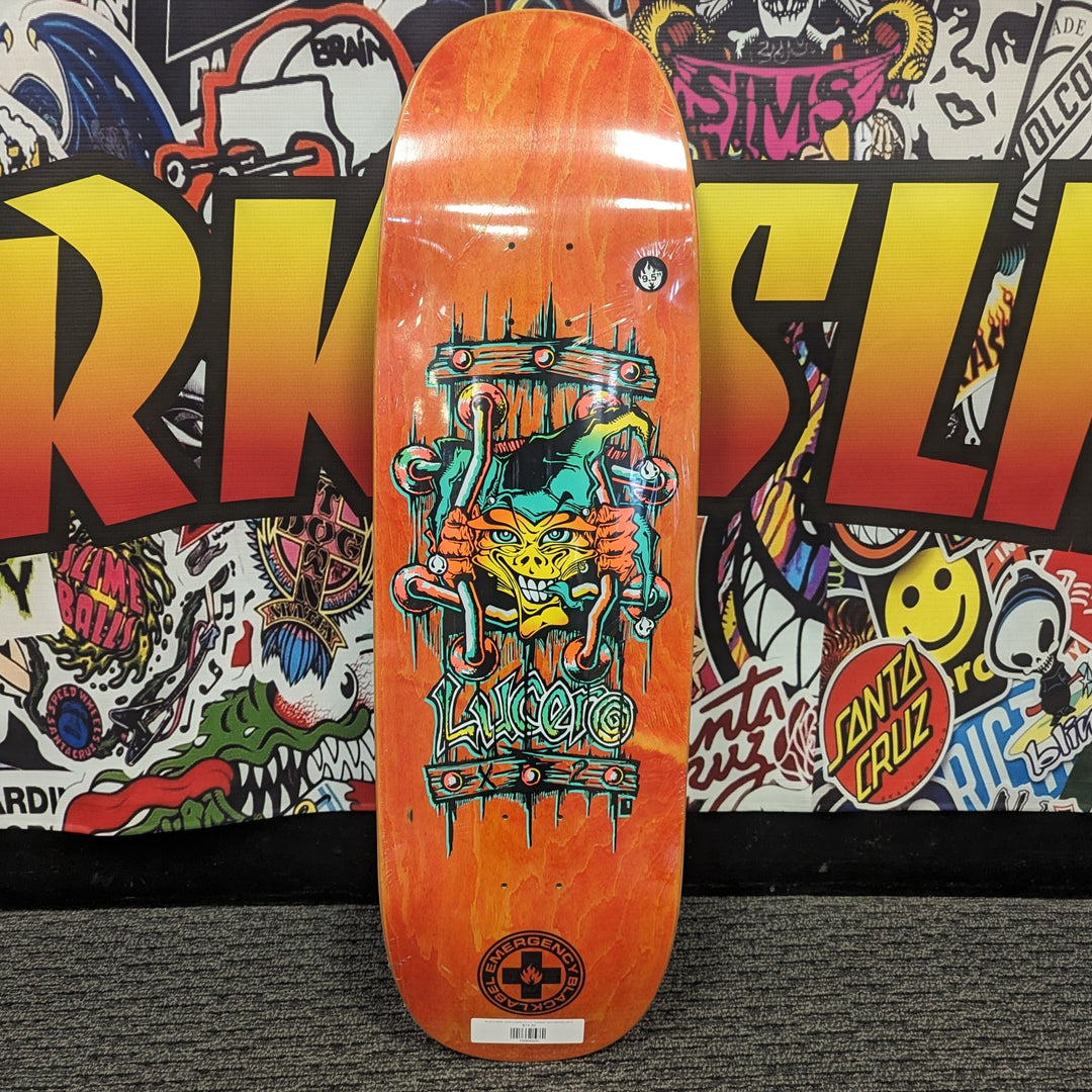 BLACK LABEL JOHN LUCERO "X2" 9.5" TUGBOAT SKATEBOARD DECK