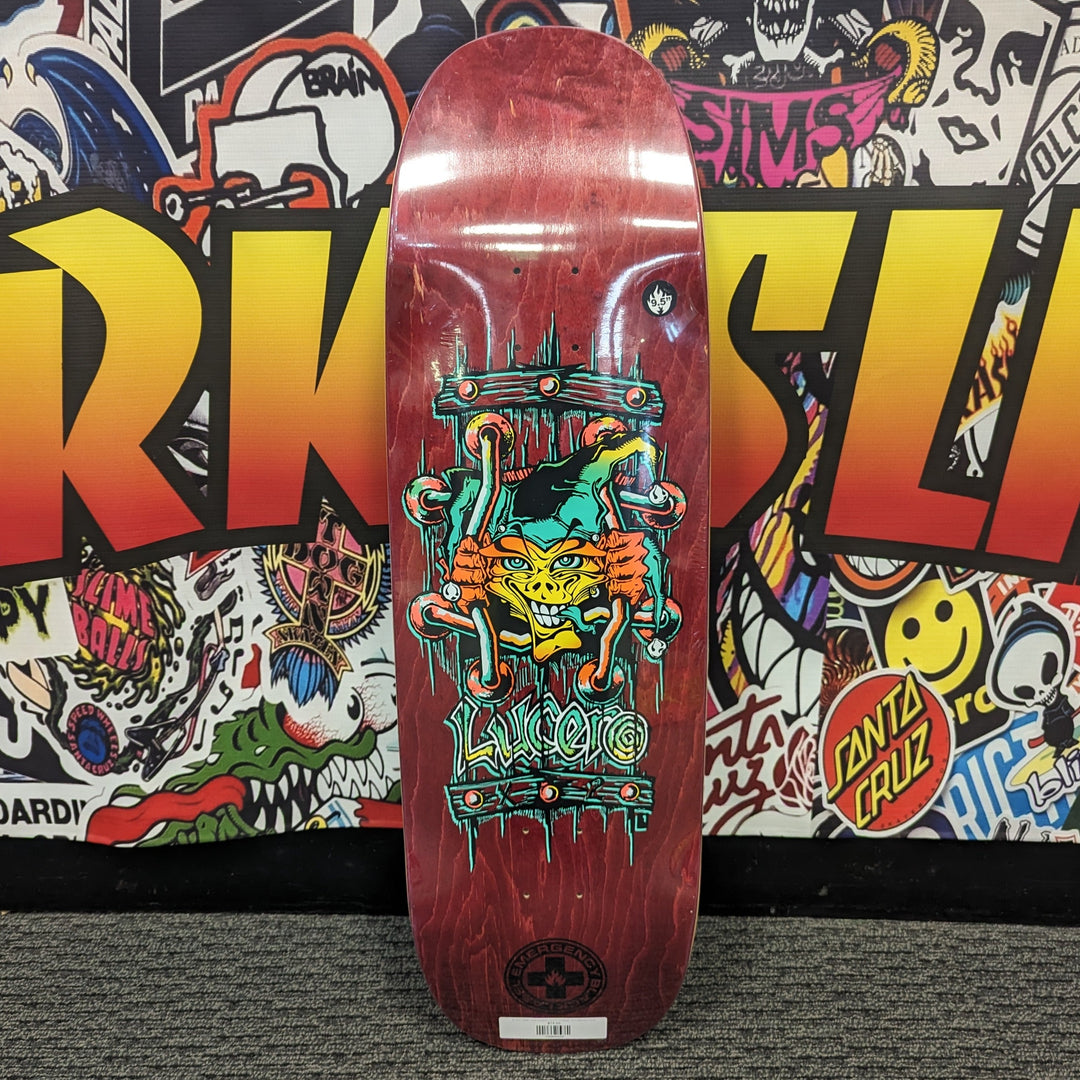 BLACK LABEL JOHN LUCERO "X2" 9.5" TUGBOAT SKATEBOARD DECK