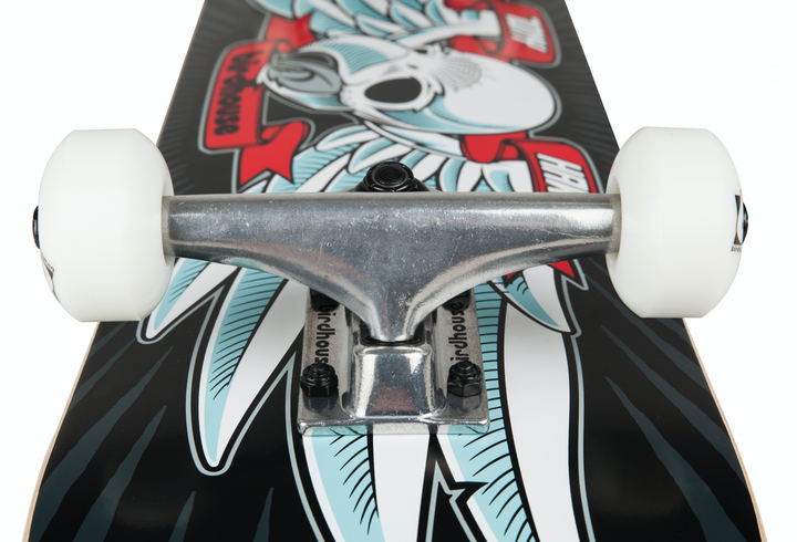 Birdhouse Tony Hawk "Flying Falcon" 7.5" Complete Skateboard — front truck and wheel detail