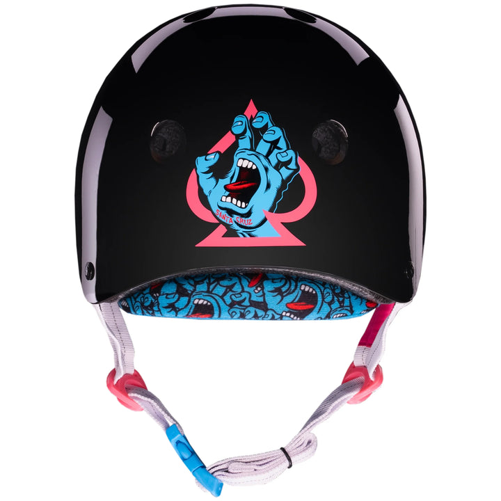 Protec x Santa Cruz LOW PRO Certified Helmet (Black Gloss)