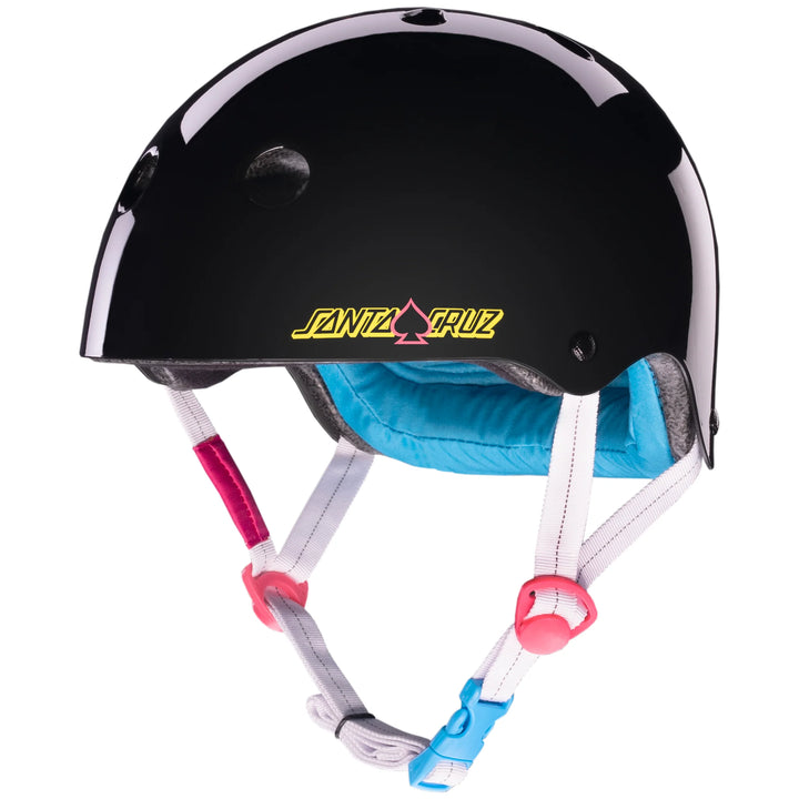 Protec x Santa Cruz LOW PRO Certified Helmet (Black Gloss)