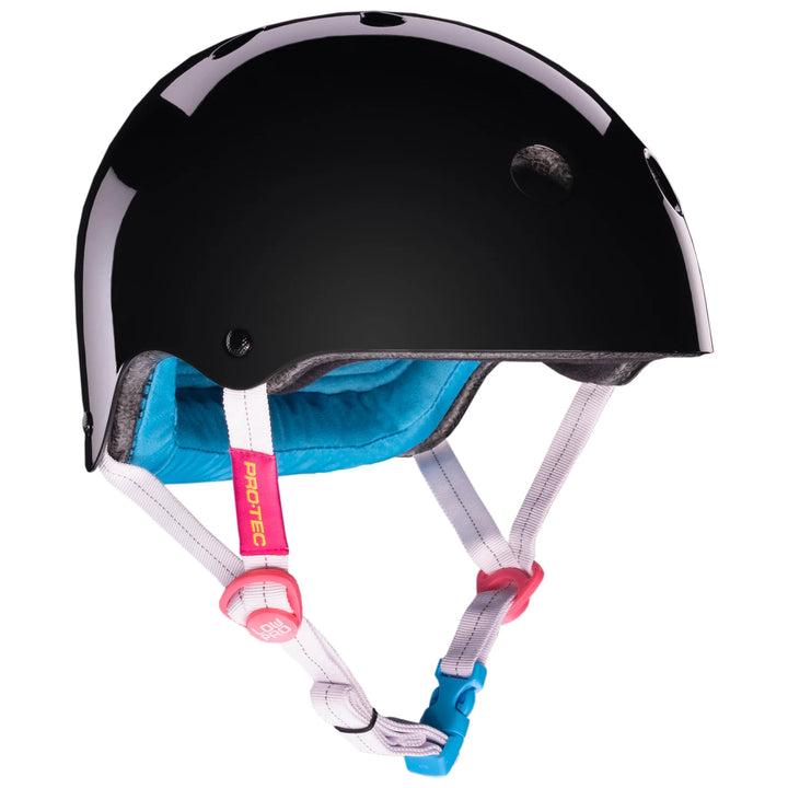 Protec x Santa Cruz LOW PRO Certified Helmet (Black Gloss)