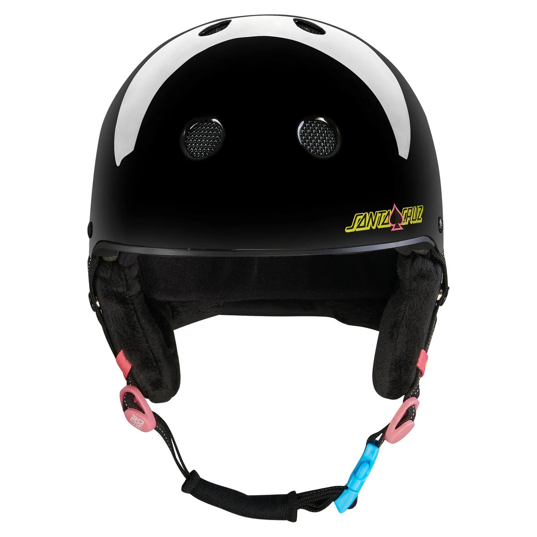 Protec x Santa Cruz LOW PRO Snow Certified Helmet (Black Gloss)