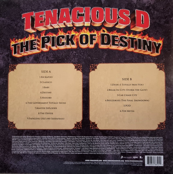 Tenacious D – The Pick Of Destiny OST [180G] Vinyl LP Record