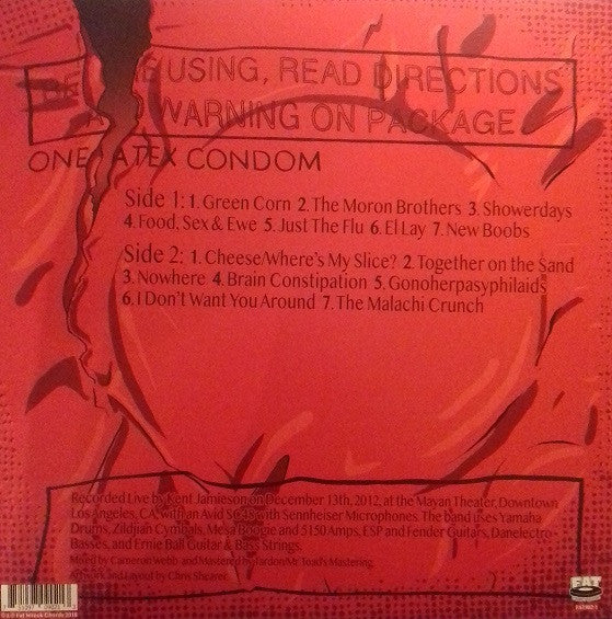 NOFX – Ribbed - Live In A Dive Vinyl LP Record + Digi Download