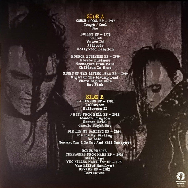 MISFITS - SINGLES COLLECTION '77-'84 Vinyl LP Record *Unofficial