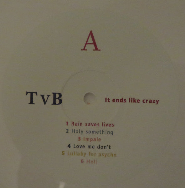 Troy Von Balthazar - It Ends Like Crazy White Color Vinyl LP Record