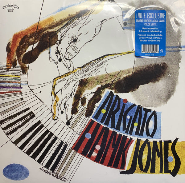 Hank Jones Trio – Arigato Aqua Swirl Color Vinyl LP Record