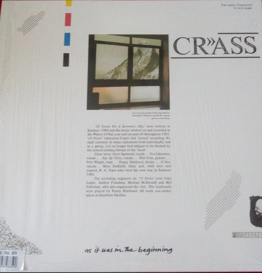 Crass – 10 Notes On A Summer's Day Vinyl LP Record