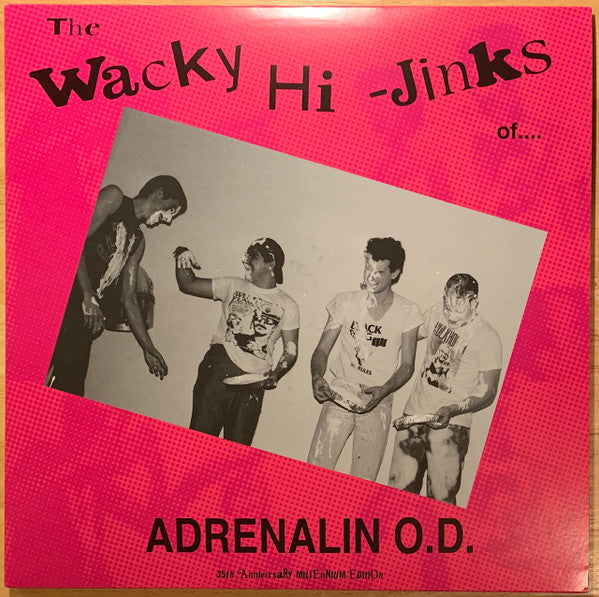 Adrenalin O.D. – The Wacky Hi-Jinks Of Adrenalin O.D. Blue Color Vinyl LP Record