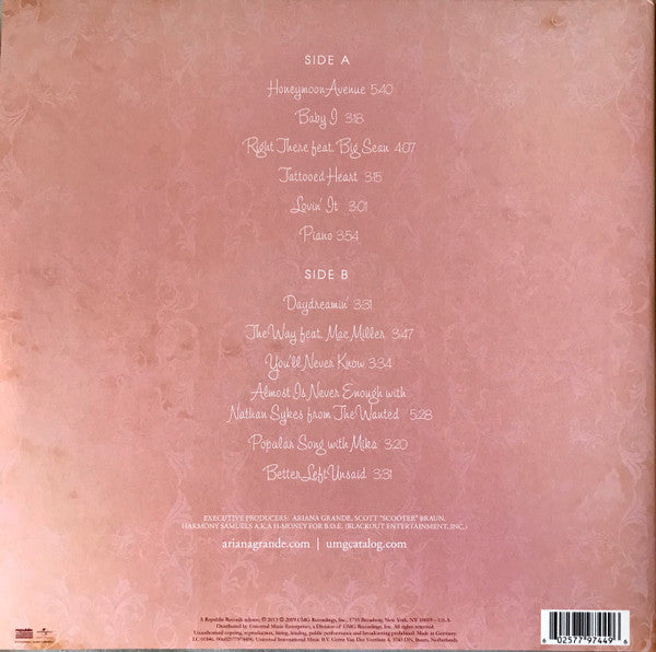 Grande, Ariana - Yours Truly [180G] Vinyl LP Record