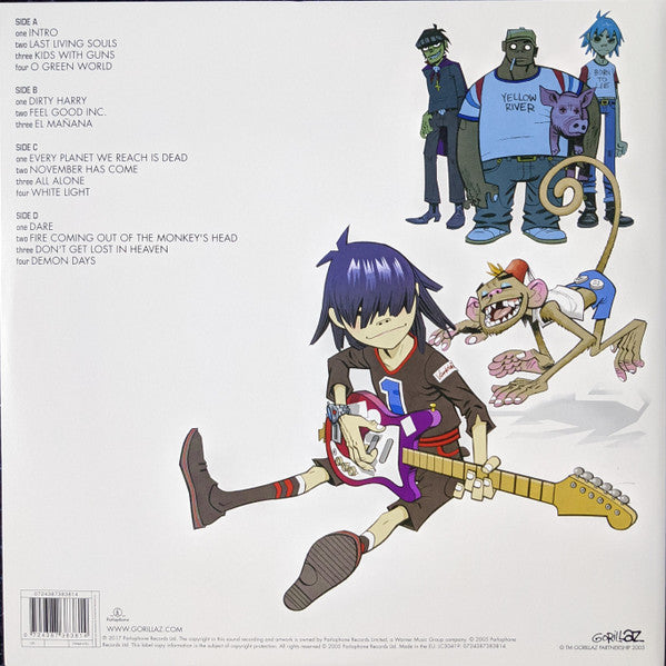 Gorillaz - Demon Days 2x Vinyl LP Record