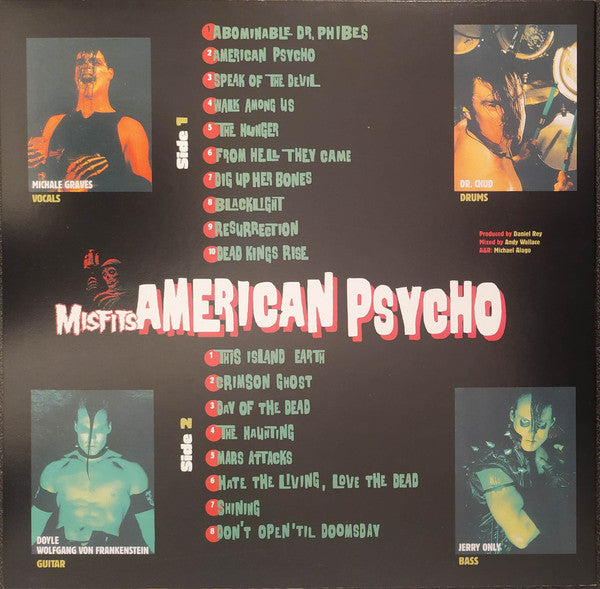 Misfits – American Psycho Color Vinyl LP Record *Unofficial Release*