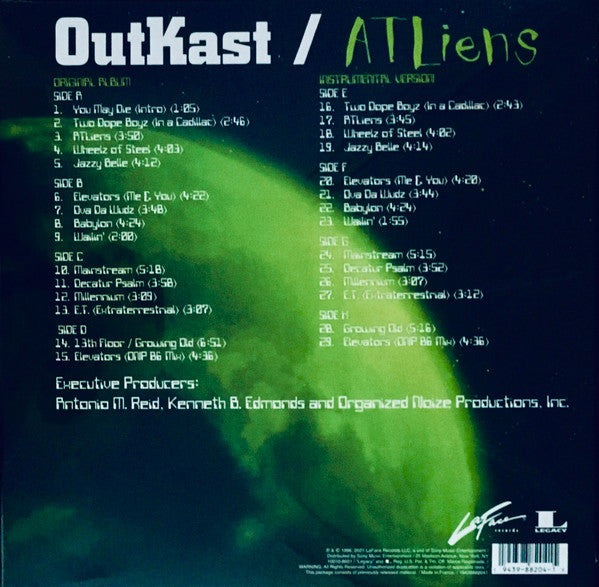 OutKast ‎– ATLiens (25th Anniversary Deluxe Edition) 4x Vinyl LP Record