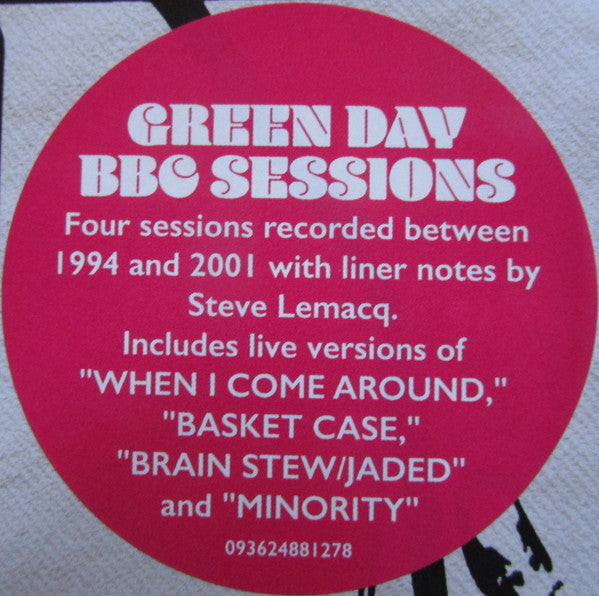 Green Day – BBC Sessions 2x Vinyl LP Record