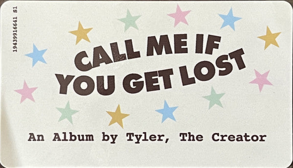 Tyler, The Creator – Call Me If You Get Lost 2x Vinyl LP Record