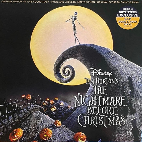 Tim Burton's The Nightmare Before Christmas Soundtrack - Danny Elfman (OST) 2X Vinyl Record