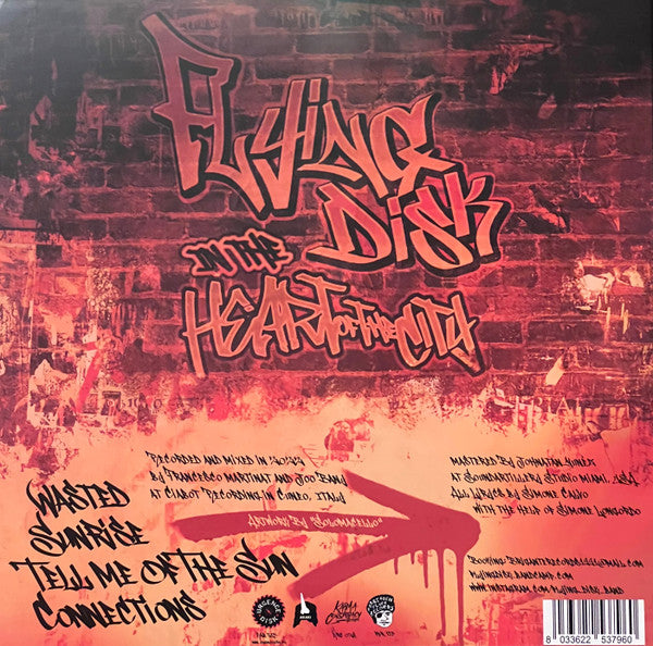 Flying Disk – In The Heart Of The City Orange Color Vinyl LP Record