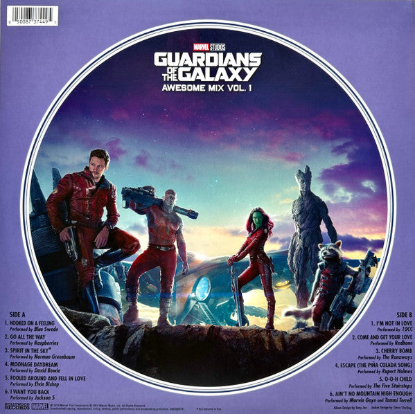 Guardians Of The Galaxy: Awesome Mix Vol. 1 Original Motion Picture Soundtrack OST Picture Disc Vinyl LP
