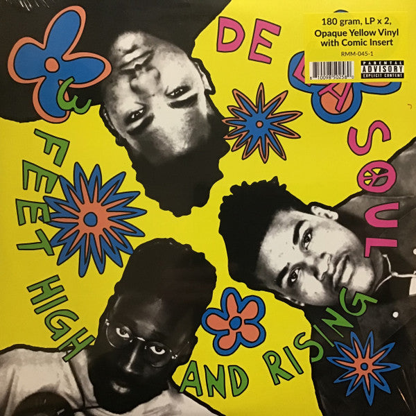 De La Soul – 3 Feet High And Rising 180G Opaque Magenta Color W/ Comic Insert 2xLP Vinyl LP Record