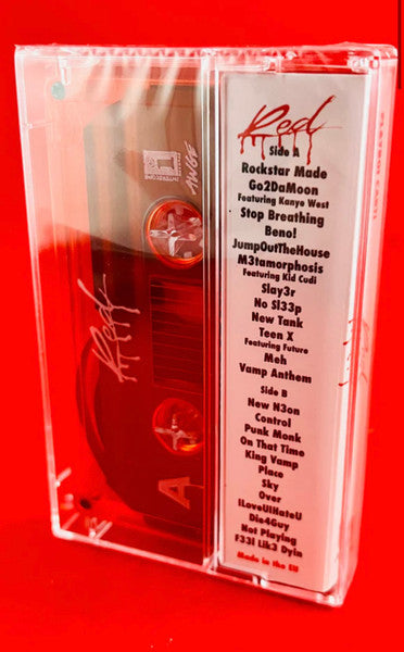 Playboi Carti – Whole Lotta Red Red Color Shell Cassette *Unofficial Release*